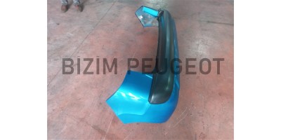 Peugeot 207 SW 2006-2014 Mavi Çıkma Arka Tampon