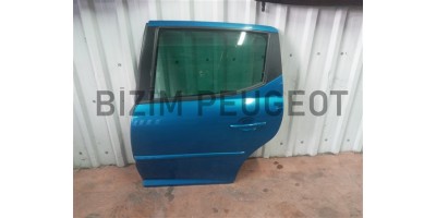 Peugeot 207 SW 2006-2014 Mavi Çıkma Sol Arka Kapı