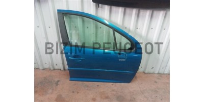 Peugeot 207 2006-2014 Mavi Çıkma Sağ Ön Kapı