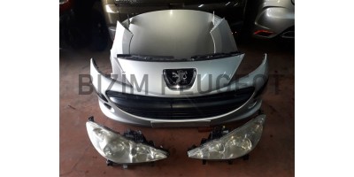 Peugeot 207 2006-2014 Gri Çıkma Ön Tampon Kaput Çamurluk Far