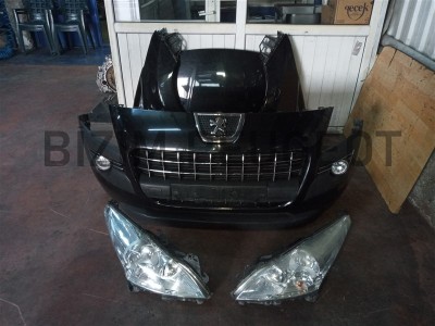 Peugeot 3008 2009-2016 Siyah Çıkma Ön Tampon Kaput Çamurluk Far