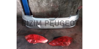 Peugeot 308 2007-2013 Gri Çıkma Arka Tampon Stop