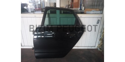 Citroen C4 2011-2018 Siyah Çıkma Sol Arka Kapı