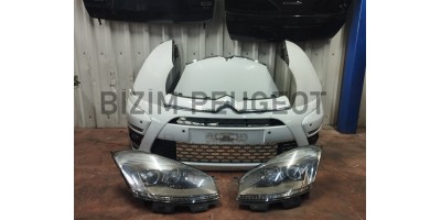 Citroen C4 Grand Picasso 2007-2013 Beyaz Çıkma Ön Tampon Kaput Çamurluk Far